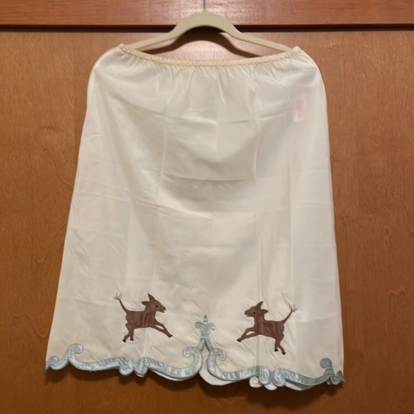 Vintage Odette Barsa 1960s Half-Slip with Donkeys - Picture 3 of 5